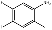5-플루오로-4-요오도-2-메틸아닐린 구조식 이미지