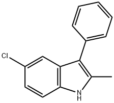 5-Chloro-2-Methyl-3-phenyl-1H-indole Structure