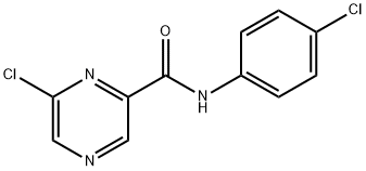 6-Chloro-N-(4-chlorophenyl)pyrazine-2-carboxaMide Structure