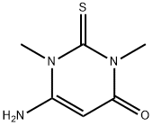 6-aMino-2,3-dihydro-1,3-diMethyl-2-thioxopyriMidin-4(1H)-one Structure