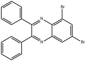 5,7-DibroMo-2,3-디페닐퀴녹살린 구조식 이미지