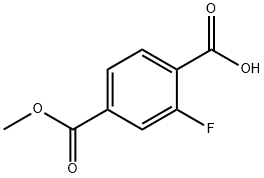 2-fluoro-4-(Methoxycarbonyl)benzoic acid Structure