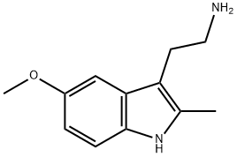 2-(5-Methoxy-2-Methyl-1H-indol-3-yl)ethanaMine 구조식 이미지