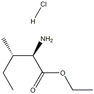 D-allo-Isoleucine Ethyl Ester Hydrochloride 구조식 이미지