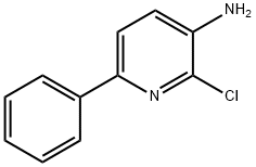 2-클로로-6-페닐피리딘-3-aMine 구조식 이미지