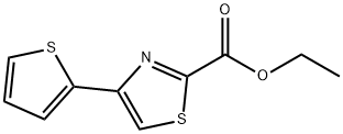 에틸4-(티오펜-2-일)티아졸-2-카르복실레이트 구조식 이미지