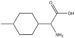 a-AMino-4-Methyl-cyclohexaneacetic acid Structure