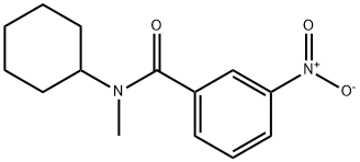 N-Cyclohexyl-N-Methyl-3-nitrobenzaMide, 97% Structure