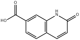 2-гидроксихинолин-7-карбоновая кислота структурированное изображение