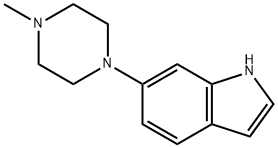 6-(4-Methylpiperazin-1-yl)-1H-indole 구조식 이미지