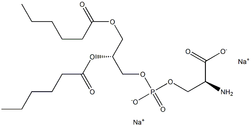 1,2-dihexanoyl-sn-glycero-3-phospho-L-serine (sodiuM salt) Structure