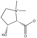 (2S,3R)- 2-carboxy-3-hydroxy-1,1-diMethyl-PyrrolidiniuM inner salt Structure