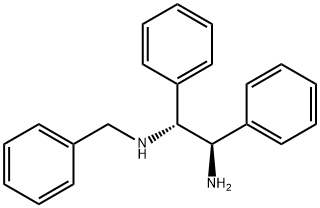 (1R,2R)-1,2-디페닐-N-(페닐메틸)-1,2-에탄디아민 구조식 이미지