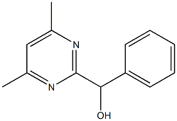 (4,6-DiMethylpyriMidin-2-yl)(phenyl)Methanol 구조식 이미지