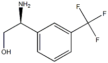 (S)-2-AMino-2-(3-trifluoroMethylphenyl)ethanol Structure