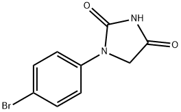 1-(4-broMophenyl)iMidazolidine-2,4-dione 구조식 이미지