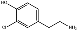 4-(2-아미노에틸)-2-클로로페놀 구조식 이미지