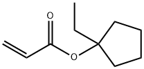 2-Propenoic acid 1-ethylcyclopentyl ester Structure