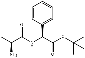 N-(L-alanyl)-(2S)-2-phenylglycine tert-butyl ester Structure