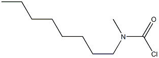 Methyl(octyl)carbaMic chloride Structure