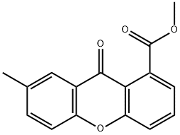 메틸7-메틸-9-옥소-9H-크산텐-1-카르복실레이트 구조식 이미지