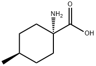 cis-1-aMino-4-Methylcyclohexane-1-carboxylic acid HCl Structure