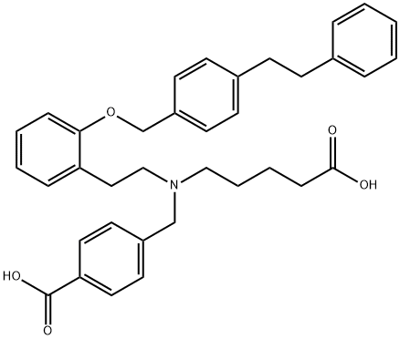 329773-35-5 4-[N-(4-Carboxybutyl)-N-[2-[2-[4-(2-phenylethyl)benzyloxy]phenyl]ethyl]aMinoMethyl]benzoic acid