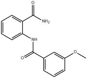 BenzaMide, N-[2-(aMinocarbonyl)phenyl]-3-Methoxy- Structure