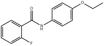 N-(4-에톡시페닐)-2-플루오로벤즈아미드 구조식 이미지