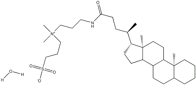 3-[(3-CholaMidopropyl)diMethylaMMonio]-1-propanesulfonate hydrate 98% Structure