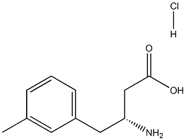 (R)-3-AMino-4-(3-Methylphenyl)-butyric acid-HCl 구조식 이미지