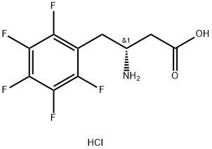 (R)-3-AMino-4-(pentafluorophenyl)-butyric acid-HCl Structure