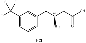 (S)-3-AMino-4-(3-trifluoroMethylphenyl)-butyric acid-HCl Structure