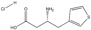 (R)-3-아미노-4-(3티에닐)-부티르산-HCl 구조식 이미지