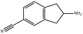 2-aMino-2,3-dihydro-1H-indene-5-carbonitrile 구조식 이미지