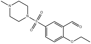 1-[(4-Ethoxy-3-formylphenyl)sulfonyl]-4-methylpiperazine Structure