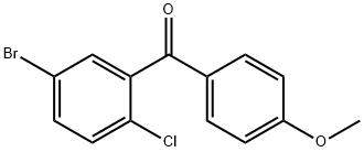 (5-broMo-2-클로로-페닐)-(4-에톡시-페닐)-메탄온 구조식 이미지
