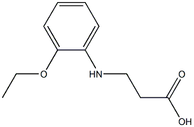 3-[(2-ethoxyphenyl)amino]propanoic acid 구조식 이미지