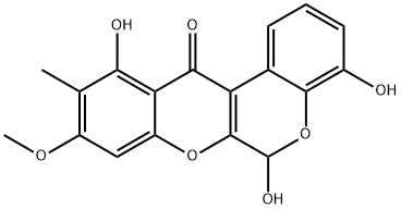 9-O-Methyl-4-hydroxyboeravinone B 구조식 이미지