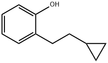 2-(2-Cyclopropylethyl)phenol Structure