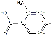 Anthranilic Acid-13C6 Structure