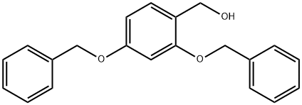 2,4-디벤질옥시벤질알코올 구조식 이미지