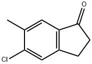 5-CHLORO-6-METHYL-1-INDANONE Structure