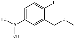 4-fluoro-3-(MethoxyMethyl)phenylboronic acid Structure