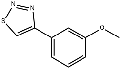 4-(3-Methoxy-phenyl)-[1,2,3]thiadiazole Structure