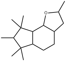 8h-Indeno.(.4,5-B.).Furan,2,3,3a,4,5,5a,6,7,8a,9-Decahydro,6,6,7,8,8-Hexamethyl Structure