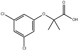 2-(3,5-Dichlorophenoxy)-2-Methylpropanoic acid Structure