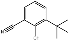 2-hydroxy-3-tert-butyl benzonitrile Structure