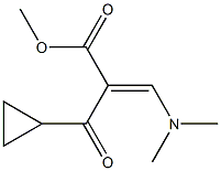 (1-시클로프로필-메탄오일)-디메틸라미노-아크릴산메틸에스테르 구조식 이미지