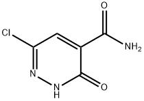 6-Chloro-3-hydroxypyridazine-4-carboxaMide 구조식 이미지